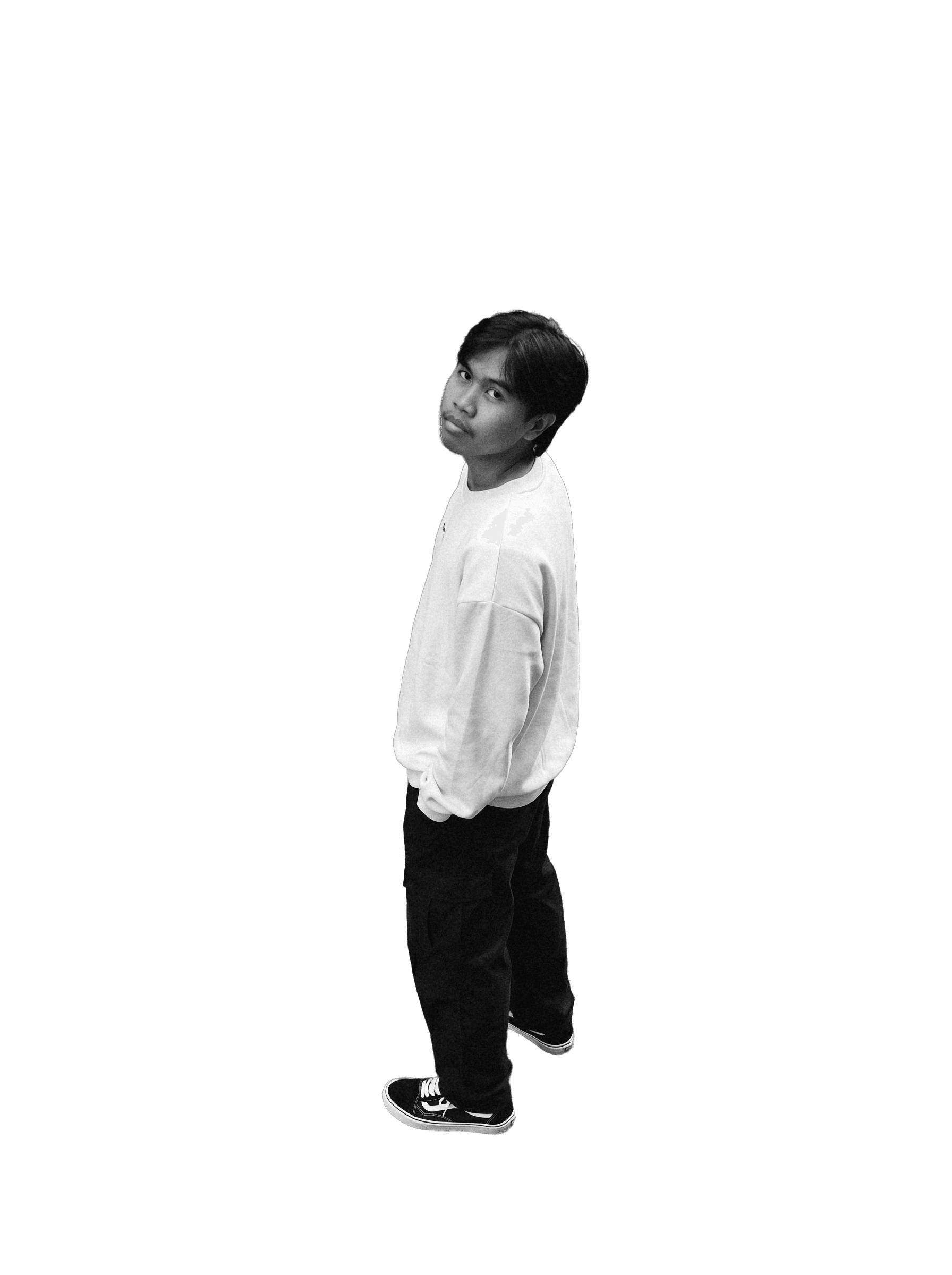 The real person behind the silhouette